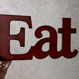 Kitchen “Eat” Decor Sign